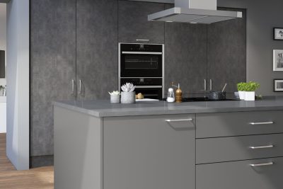 Valore Anthracite Fabric Metal & Smooth Dust Grey